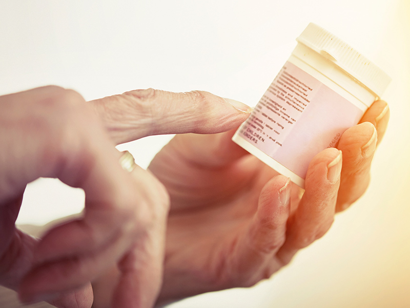Médicaments d’ordonnance dans l’emballage d’origine