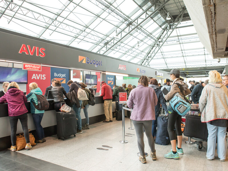 car rental office at airport
