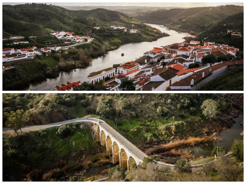 The views from Mertola Castle are breathtaking.