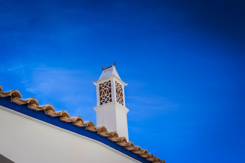 A typical chimney in Alte, Portugal