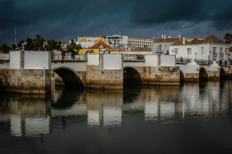 The Roman Bridge in Tavira dates back to ancient Rome, but was re-built in the 17th Century due to damage incurred by flooding.