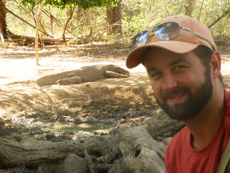 Lucky to make it to the Komodo Islands after all, and finally see the Komodo dragons! Photo credit: Stephen Lerch