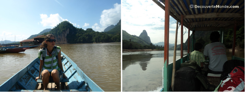 Taking a ride on the Mekong in Laos