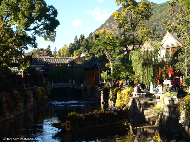 Canals along the Mekong in Lijiang China