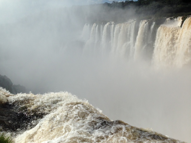 The Brazilian side of Iguazu Falls