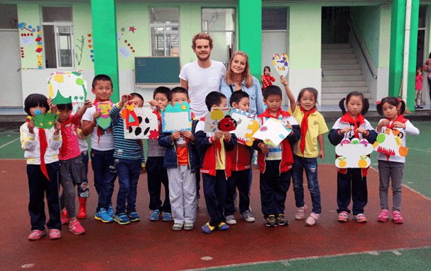 Voluntouring at Wen He school in China