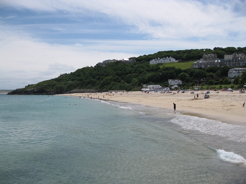 White sand in Cornwall, England