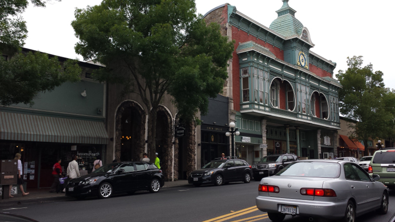 Main Street in St Helena, Napa