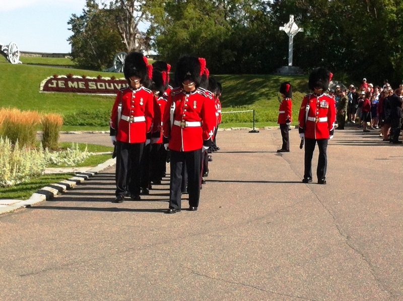 All summer, visitors can attend the ceremony of the changing of the guard