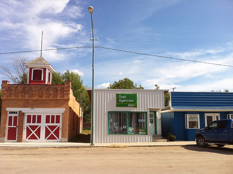 Bruno, petite ville des Prairies en Saskatchewan.