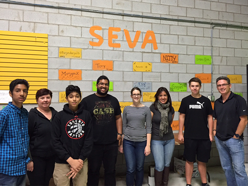 The Mississauga Food Bank team of TuGo volunteers.