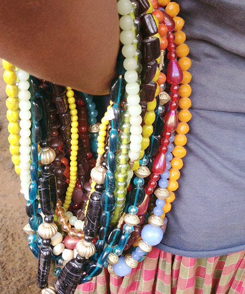 beaded necklaces in Pooncheri India