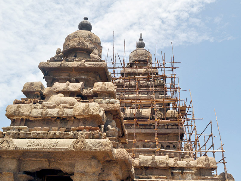 the Shore Temple in Southern India