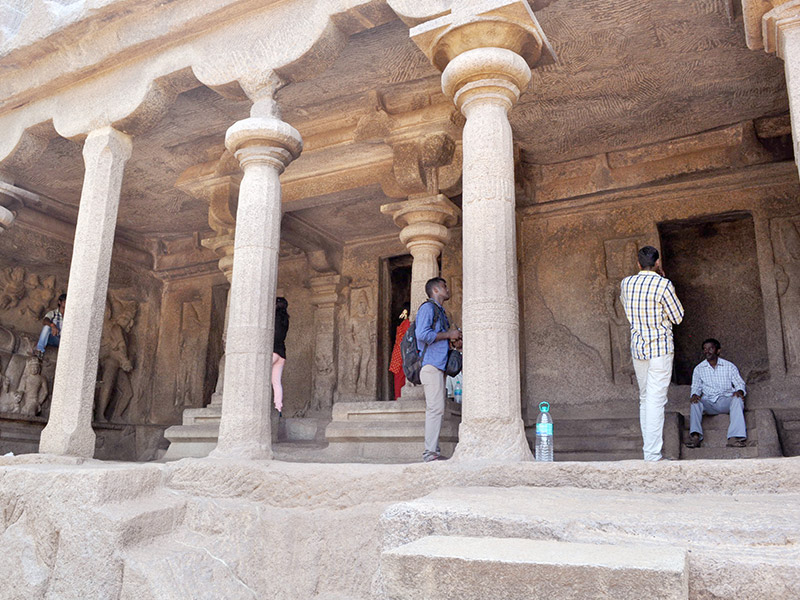 Mahishamardhini cave in Mamallapuram, Southern India