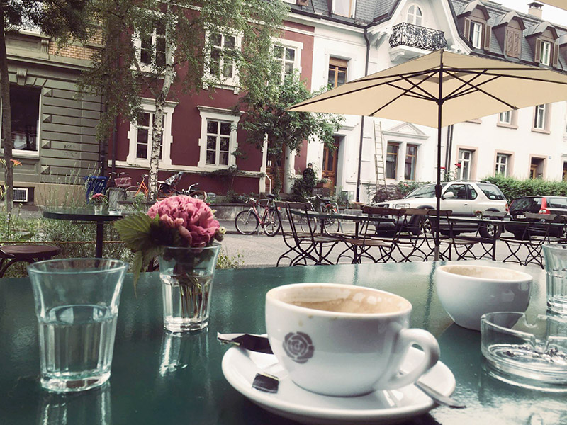 typical cafe in basel switzerland