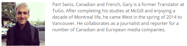 Part Swiss, Canadian and French, Gary is a former Translator at TuGo.