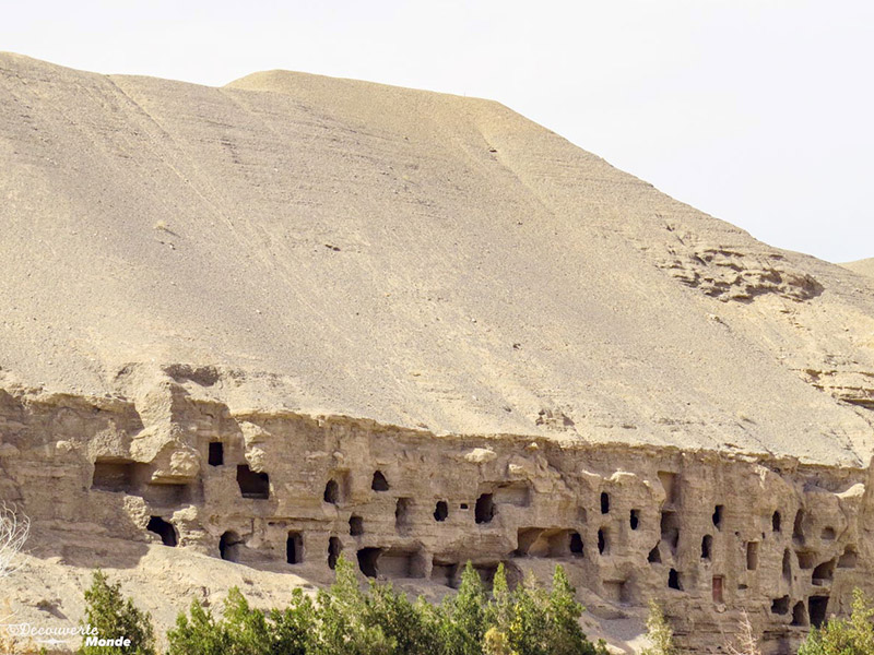 Mogao caves in Dunhuang china along Silk Road