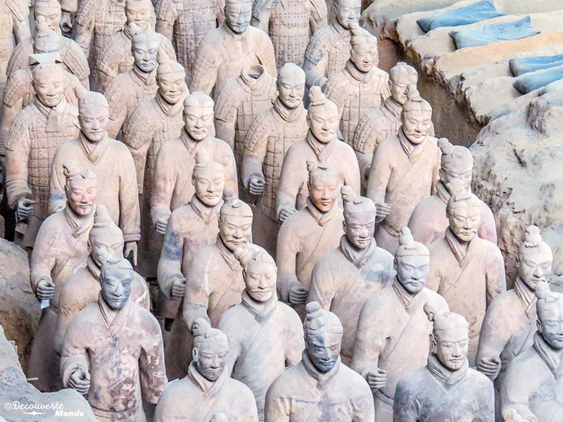 terracotta warriors’ army of emperor Qin in China’s Silk Road