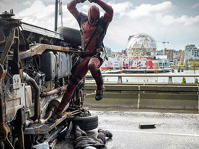  Vancouver plays a great supporting role in Marvel comic’s latest feature, Deadpool. (Photo courtesy Vancouver Sun)