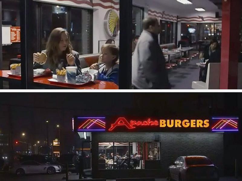 Re-enact Room’s burger joint scene at Etobicoke’s Apache Burgers (Picture Courtesy - Torontoist)