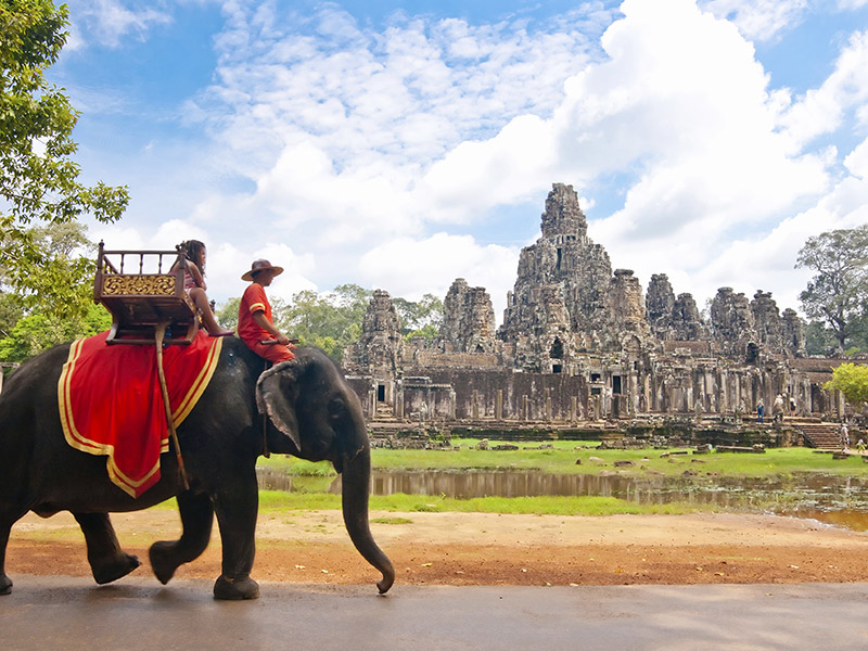 canadians can travel to Cambodia due to a great exchange rate