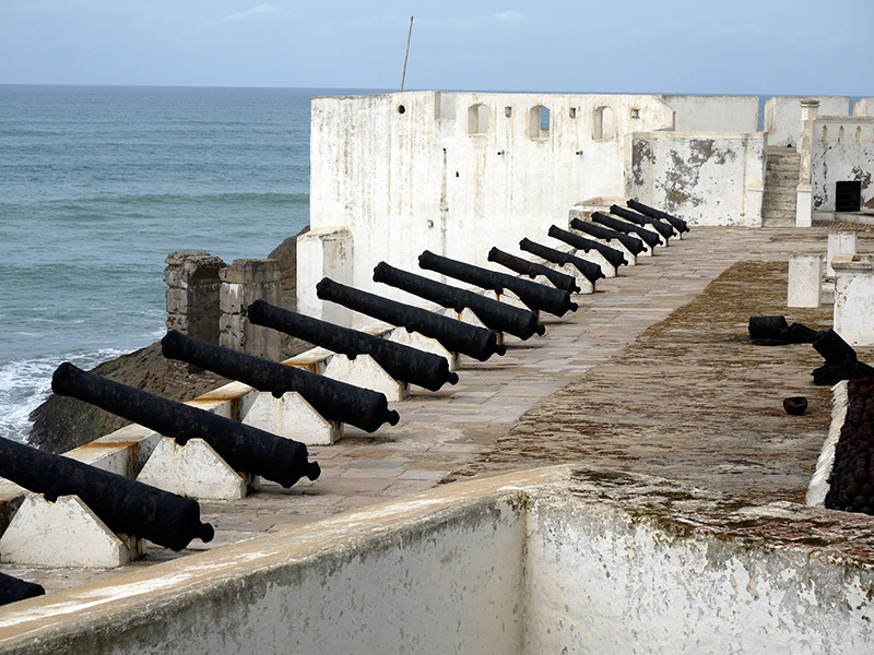 Cannons at Cape Coast Castle, Ghana