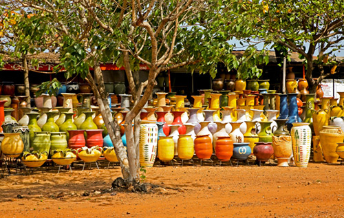 Pottery Market in Accra Ghana