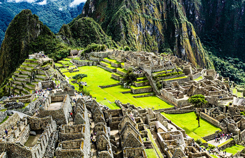 Machu Picchu, ancient Inca city in the Andes, Peru