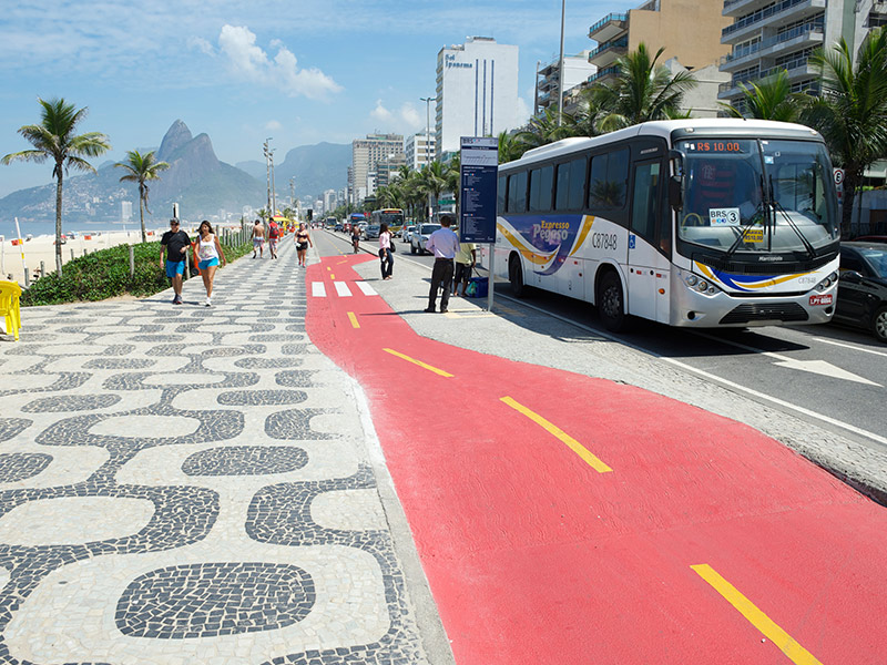 transportation in rio de janeiro Ipanema beach