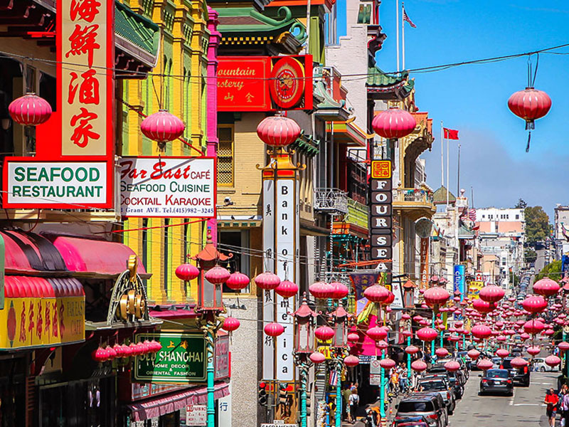 colour San Francisco chinatown