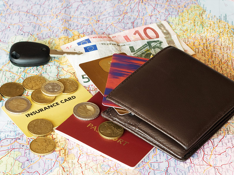 wallet sized insurance card for travel medical emergencies