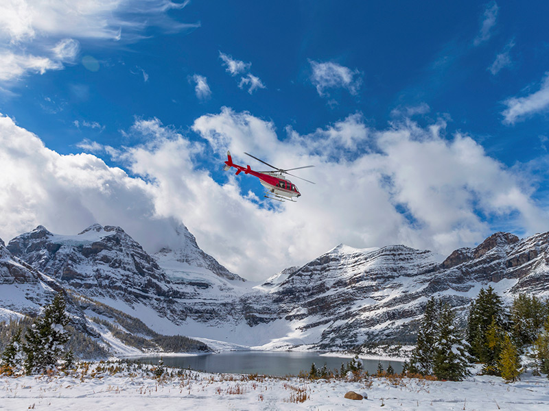 Look for travel insurance that covers helicopter ambulances