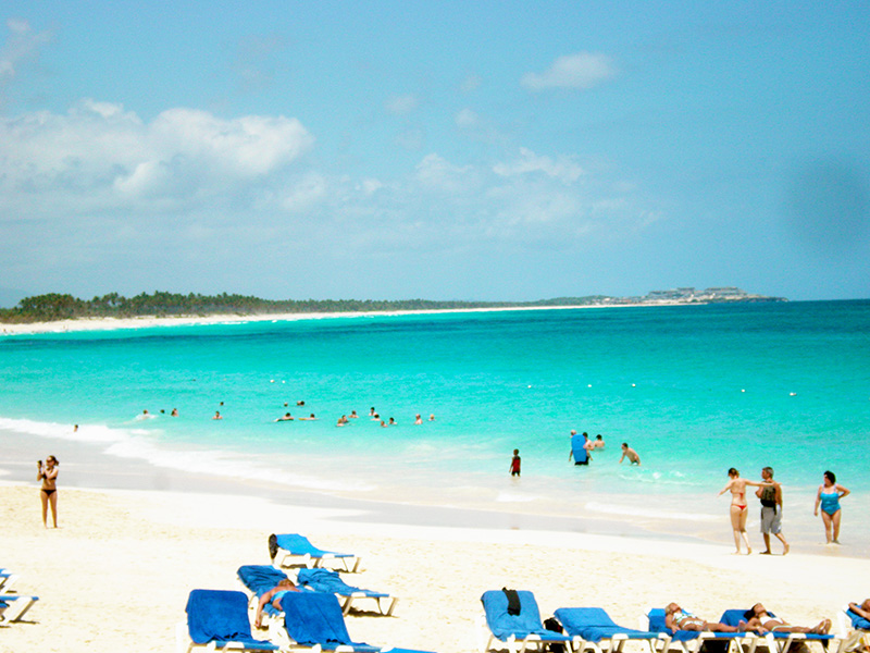 Beaches and turquoise water of Punta Cana
