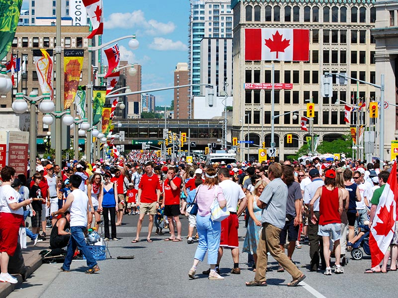 Célébration de la fête du Canada à Ottawa