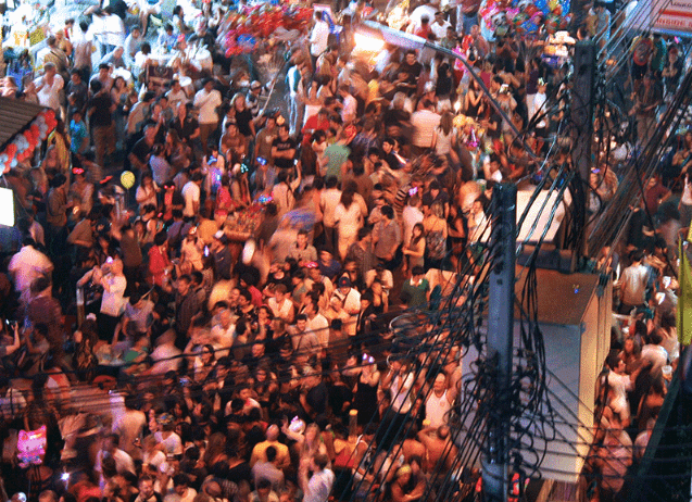 Khaosan Road Bangkok New Years Even