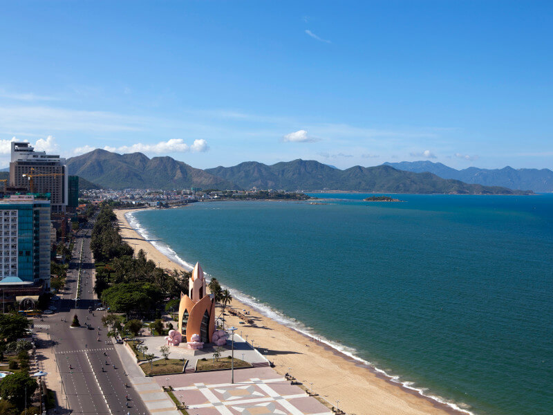 Nha Trang beach in Vietnam