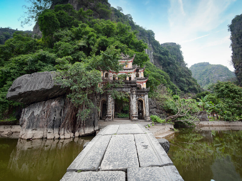 La Pagode de Bich Dong à Ninh Binh au Vietnam