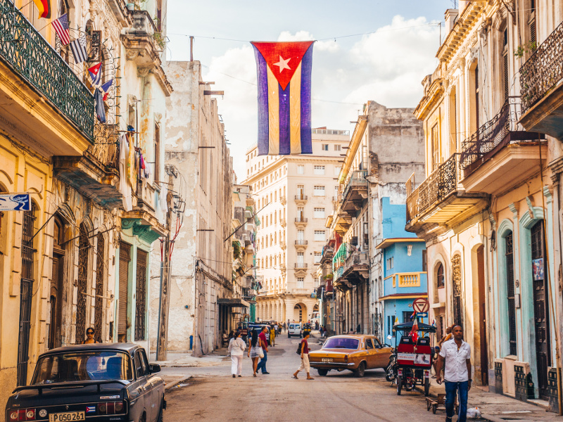 central Havana Cuba street Habana vieja