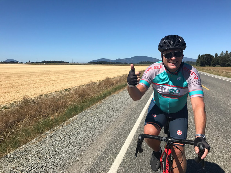 route du cyclo-défi contre le cancer 2017 