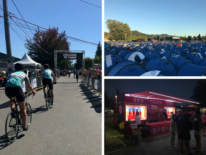 ride to conquer Vancouver camp