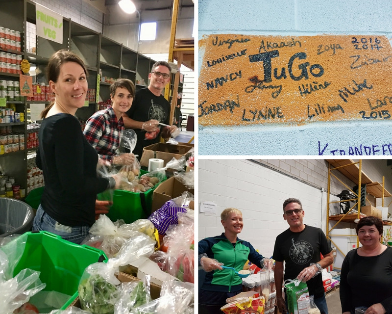 Toronto SEVA food bank volunteer