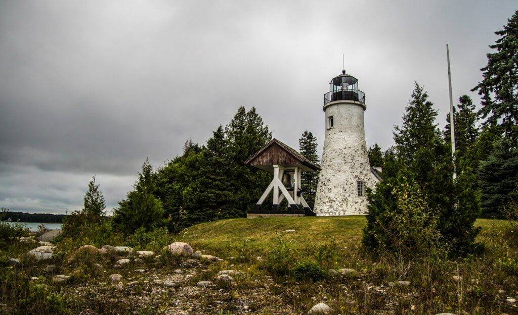 Just outside of Alpena, Michigan, take in the simple beauty of Old Presque Isle Lighthouse.