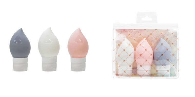 Pack all the products you really want to bring and still fly carry-on! Transfer all your faves to Jetsetters Silicone Travel Bottles and you’re good to go!