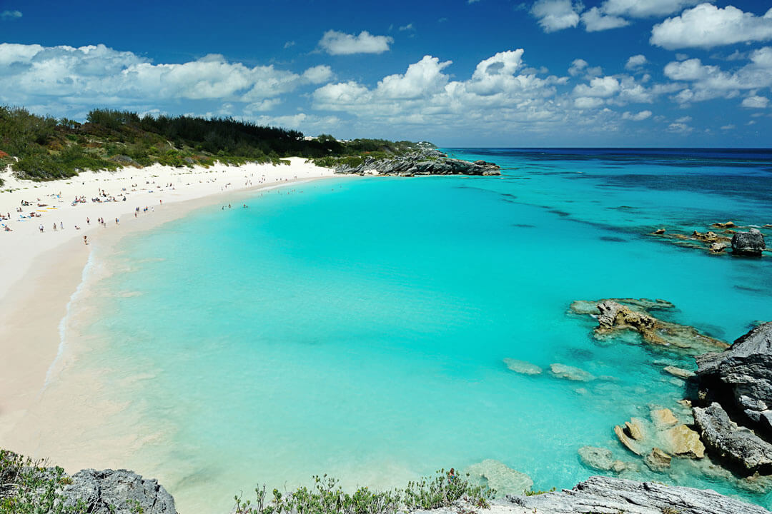 pink sand beaches in Bermuda