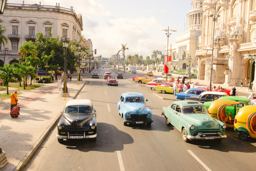 Havana, Cuba City street in Havana, Cuba, by @persnicketyprints, Unsplash.com