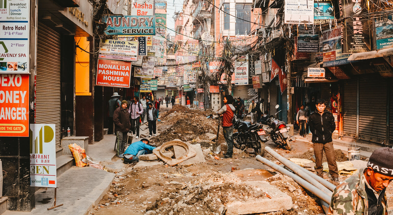 Kathmandu, Nepal, by Adli Wahid on @Unsplash.com