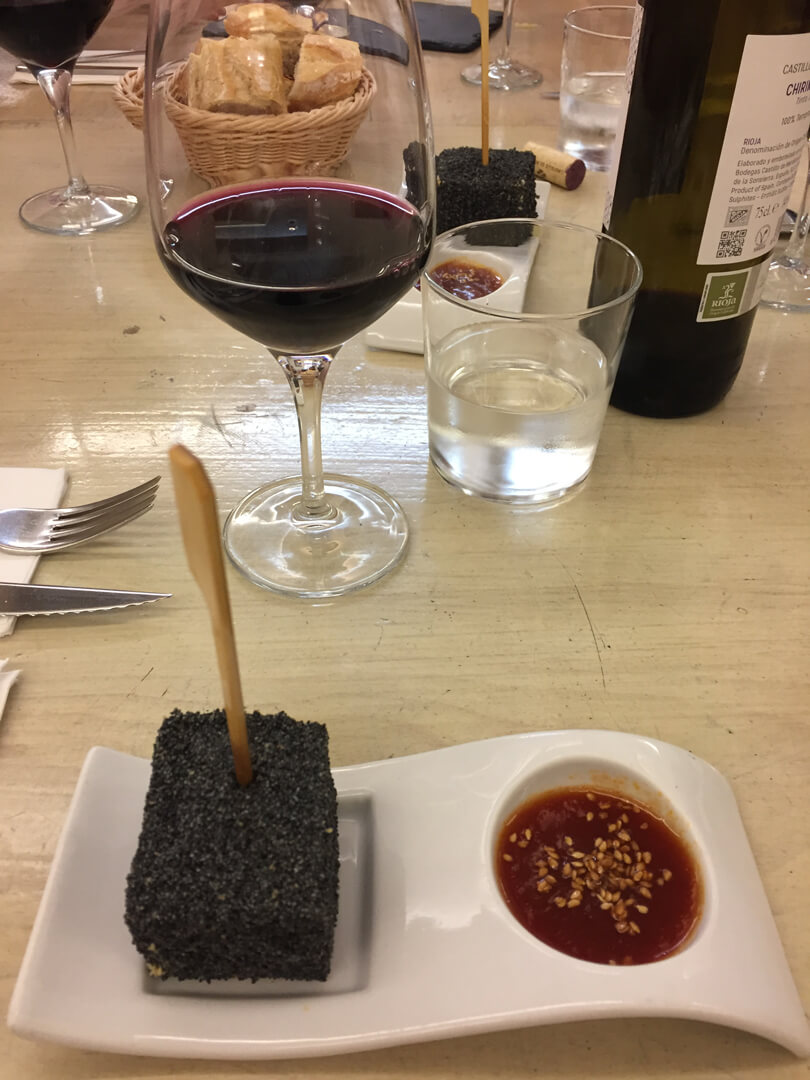 San Sebastian pintxo