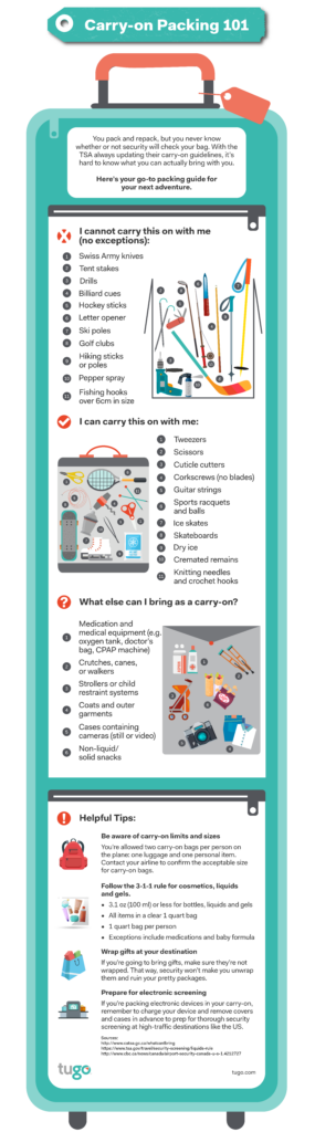 3 packing tips for a carry-on only trip