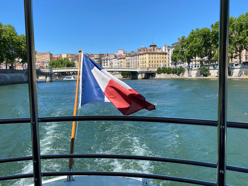 The view from the water bus.