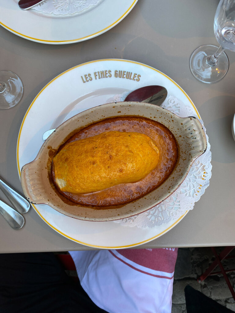 A traditional quenelle dish.
